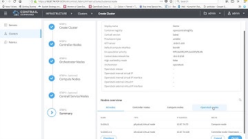 Contrail Command Server Cluster Creation
