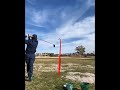 A Duck Laughs at One of My Golf Shots. Shot Tracer Range Session.