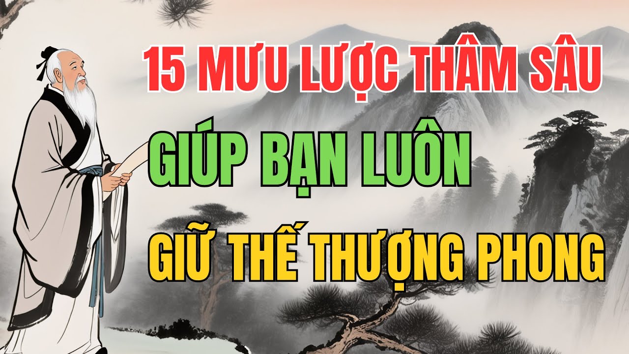 QUỶ CỐC TỬ : 15 Mưu Lược Thâm Sâu Giúp Bạn Luôn Giữ Thế Thượng Phong | Trí Tuệ Cổ Nhân.