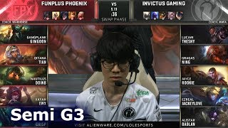 FPX vs IG - Game 3 | Semi Finals S9 LoL Worlds 2019 | FunPlus Phoenix vs Invictus Gaming G3