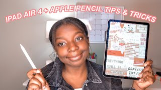 2020 IPAD AIR 4 + APPLE PENCIL 2ND GENERATION TIPS AND TRICKS