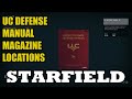 Starfield - All UC Defense Manual Magazine Locations