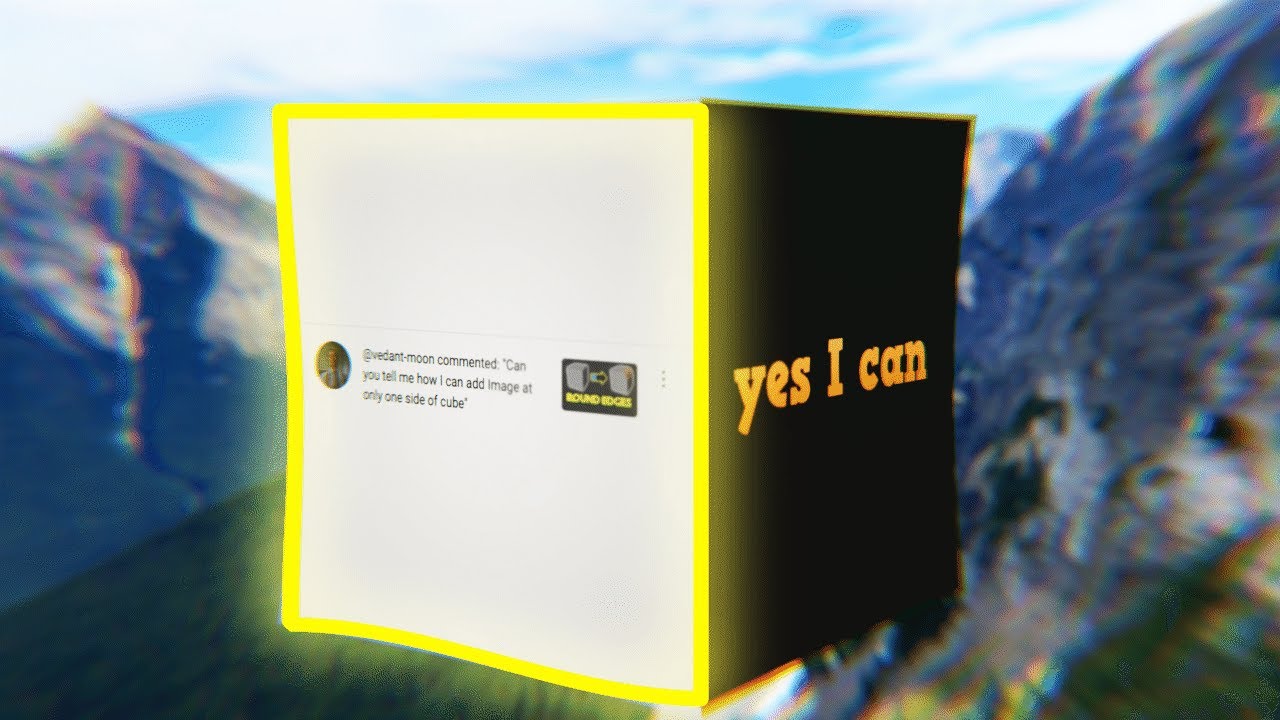 Insert Image Cube How to add an Image to ONLY ONE SIDE of a Cube in BLENDER - YouTube