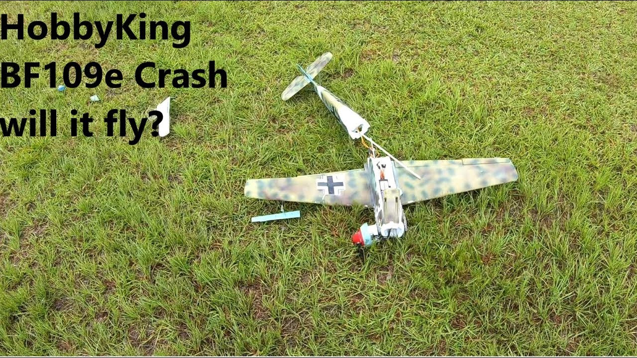 Crash and Repaired HobbyKing Messerschmitt BF109e 6Oct19 parkzone corsair