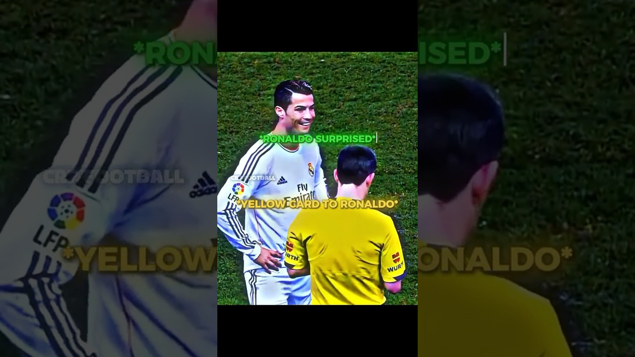 🟨 Ronaldo Gets an Unfair Yellow Card ⚽😱