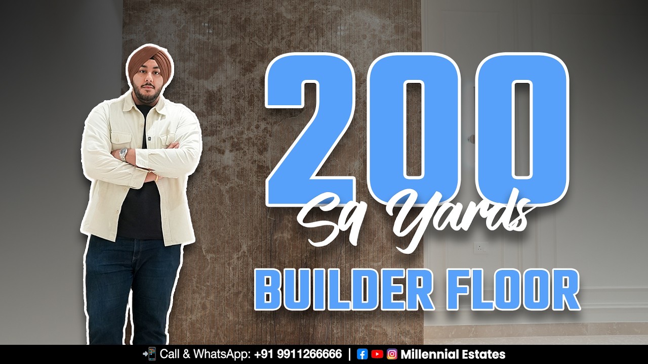 🏡✨Luxury 3BHK Builder Floor in DLF Phase 2 | 200 Sq. Yards | Ready to Move | Near NH-8 #ytviral
