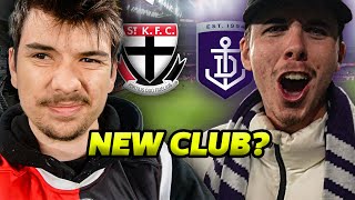 TIME TO SUPPORT ANOTHER CLUB??? St Kilda vs Fremantle AFL Vlog