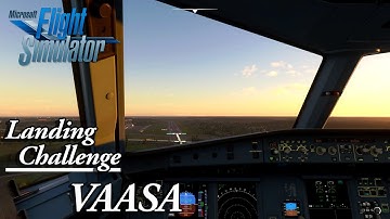 MICROSOFT FLIGHT SIMULATOR 2020 (MSFS20/FS2020) STRONG WINDS LANDING CHALLENGE - VAASA