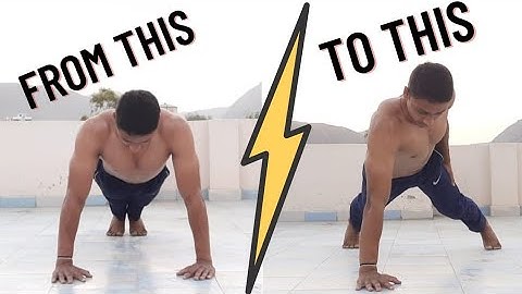 how to do one arm pushup(progression)
