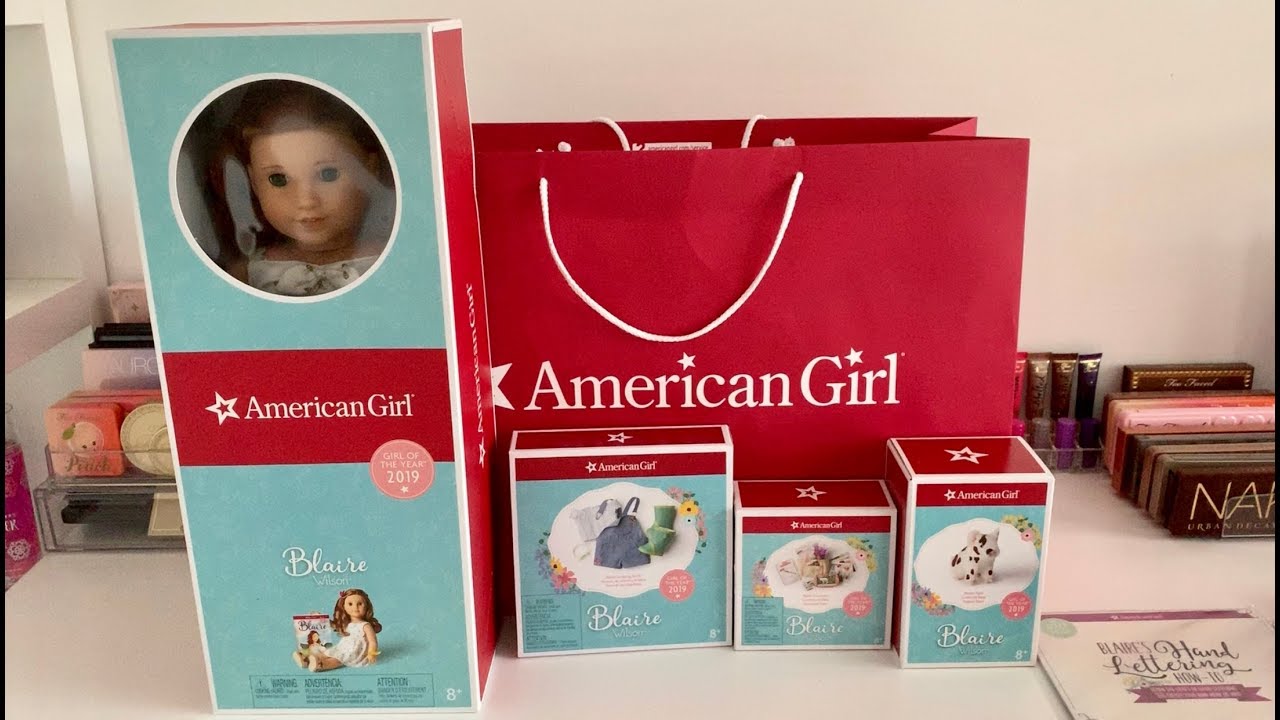 American Girl Blaire Wilson Girl of the Year 2019 haul and unboxing
