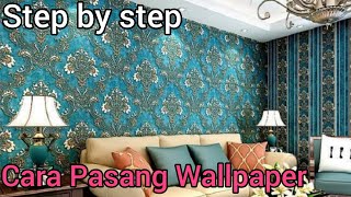 Make over dinding ala hotel 😍 || Cara pemasangan Wall panel 3D PVC