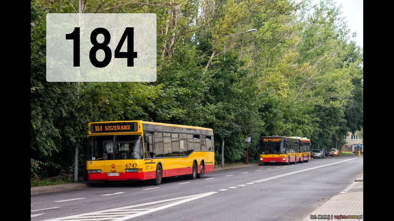 [184] Autobusem po Warszawie: Szczęśliwice - Metro Młociny