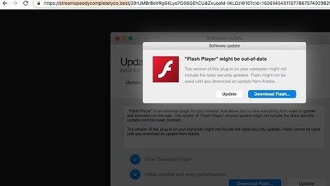 Streamspeedycompletelyco.best fake Flash Player update alert removal.
