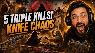 CS2 Live Highlights – AWP Triple Kills, MP7 MVP & Knife Chaos