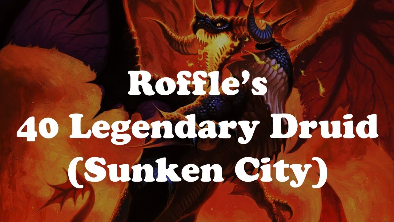 Hearthstone [WILD] Roffle's Reno Druid with 40 legendary cards!