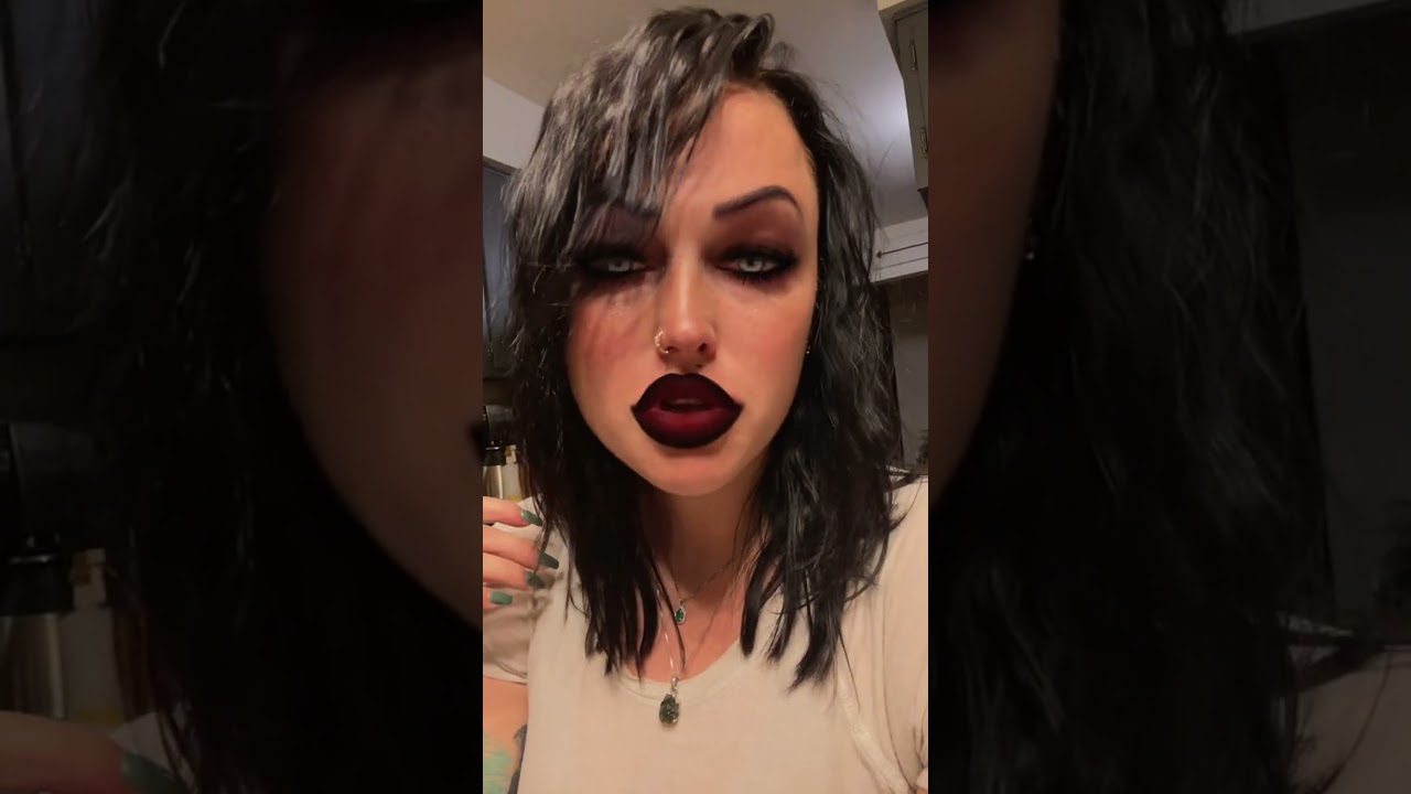 Dark Glamour: Ethereal Beauty with Gothic Flair