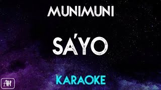 Munimuni - Sa'yo (Karaoke Version/Instrumental) chords