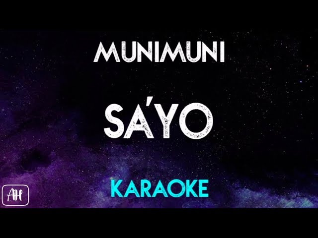 Munimuni - Sa'yo (Karaoke Version/Instrumental)