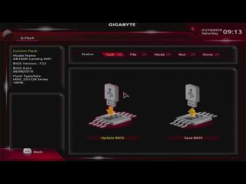 How to update BIOS on GA-AB350N-Gaming WIFI (rev. 1.0)?