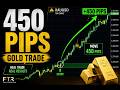 450 Pips on Gold in One Trade 😳 | Here’s the Exact Setup