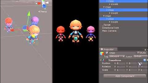 Unity3D, HOTween 3D Circular Cover Flow UI Demo Test #13