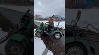Самодельный квадроцикл из мотоцикла Урал.