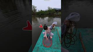 Little Girl’s Fishing Challenge Gone Unexpected 🎣😅 #shots #facts