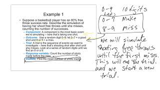 AP Stats Chapter 10 (BVD) Simulations and Randomness Part 1 Net Worth