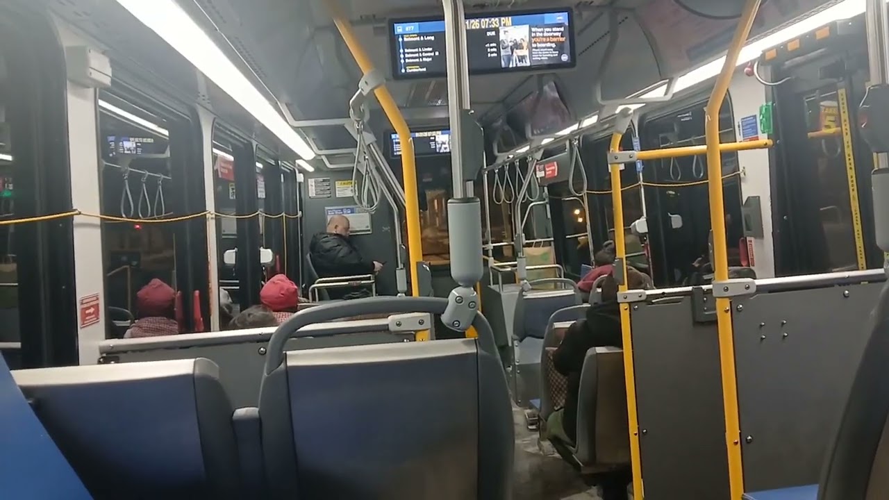 CTA 8350 Series #8394 on the Route 77 Belmont from Lamon to Central (VALENTINE'S DAY SPECIAL)