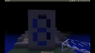 A digital counter of 3 bit with display - Redstone Minecraft