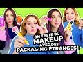 ON TESTE DU MAKEUP AVEC DES PACKAGING ÉTRANGES! | 2e peau