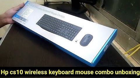 HP CS 10 Wirless Multi Device Keyboard and Mouse Combo Unboxing and Review | Best Wireless Keyboard