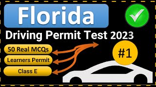 Florida Permit Practice Test 50 Questions Deep Dive  FLHSMV Class E Examination Guide