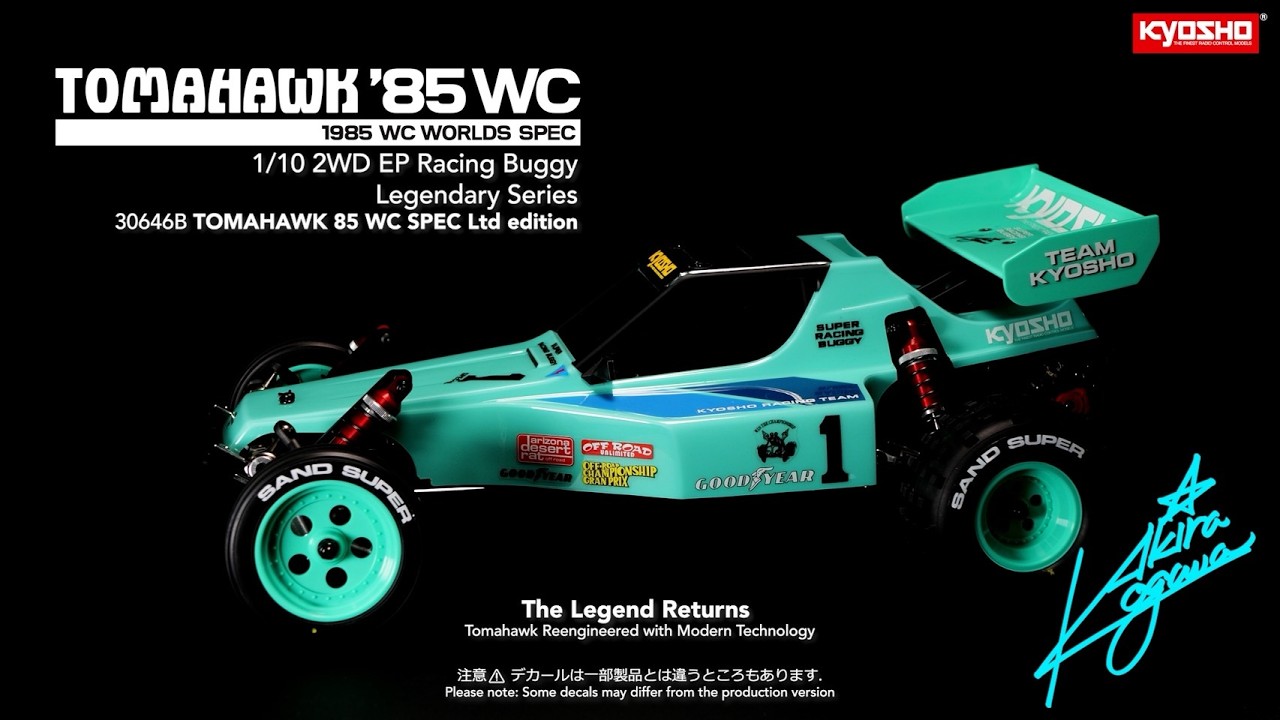 KYOSHO | 1:10 EP 2WD Racing Buggy 'TOMAHAWK '85 WC Worlds Spec