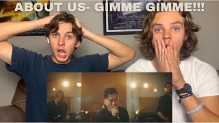 Twins React To About Us- Gimme Gimme!!!