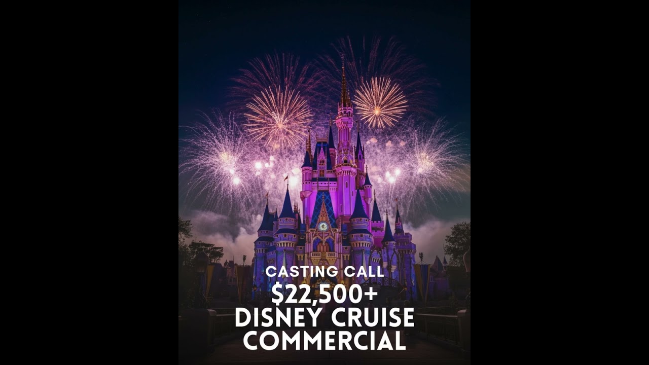 🚢✨ Disney Cruise Line Commercial Casting Call! 🎥🏰