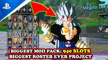 +940 SLOTS Biggest Sparking! Zero Roster EVER [All Characters: DBZ, GT, DBS, AF, Daima, Heroes]