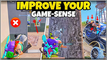 How To IMPROVE Game Sense To Be A PRO Player In BGMI🔥New Noob to Pro Tips 2025.