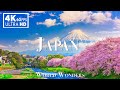 Capture de la vidéo Flying Over Japan (4K Uhd) - Amazing Beautiful Scenery Nature With Calming Music - 4K Video Ultra Hd
