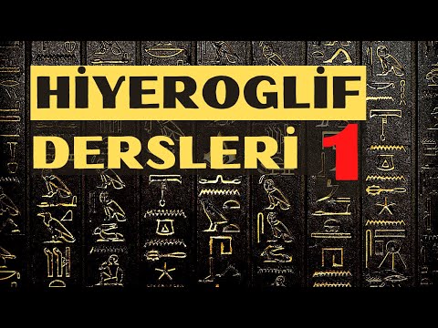 Video: Hiyeroglif Nasıl Girilir