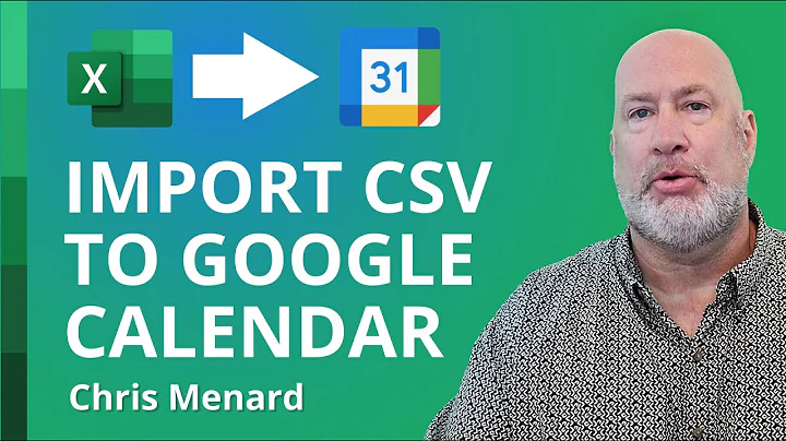 Import Excel Events CSV into Google Calendar | Excel to Google Calendar Transfer