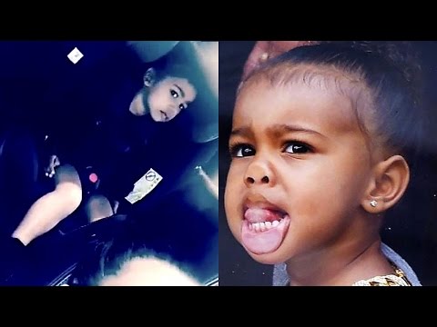 north-west-throws-shade-at-kim-kardashian-with-serious-side-eye-on-snapchat
