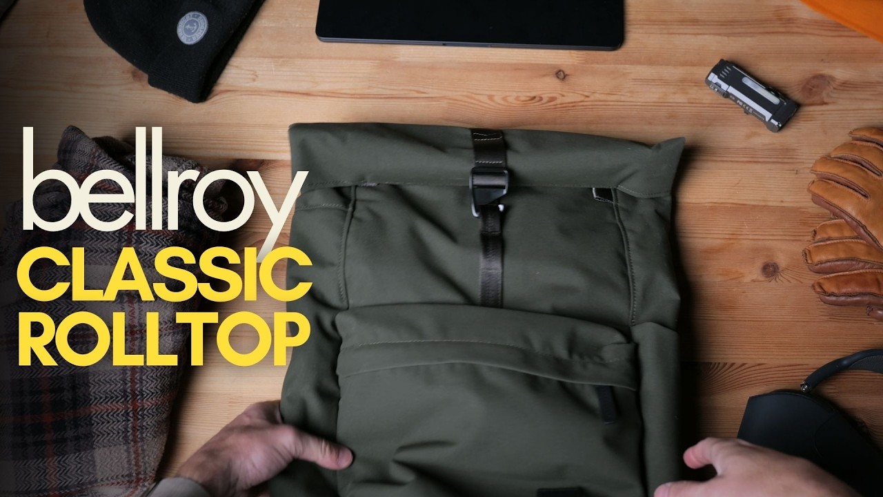 Bellroy Classic Rolltop // heritage meets modern - YouTube