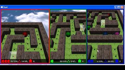 Pacman Fusion (C++, OpenGL)