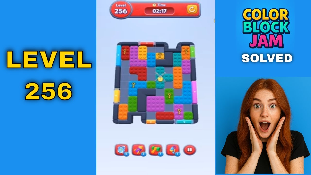 Color Block Jam Level 256 – Walkthrough - YouTube
