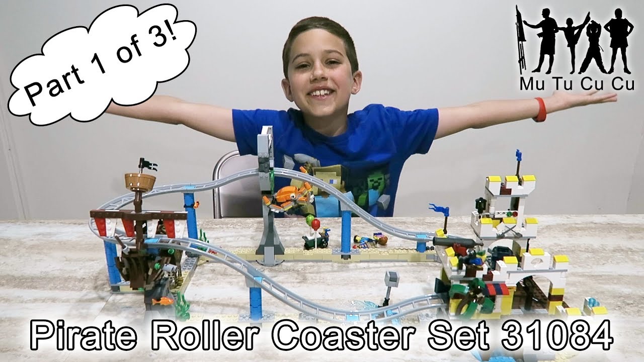 mutucucu Carter builds & reviews Lego Set 31084 Pirate Ship Roller Coaster Part 1 of 3