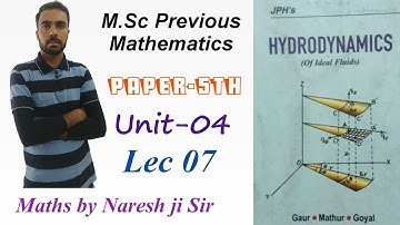 @MathsbyNareshjiSir  Hydrodynamics , mechanics, equation of continuity in cyliderical coordinate