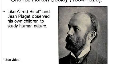 Charles Horton Cooley: 1. Life