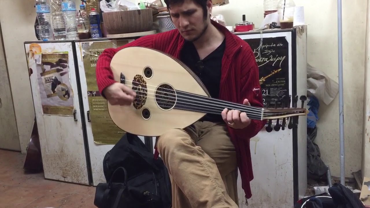 Arabic oud 60cm scale played by ILIAS made by Dimitris Rapakousios