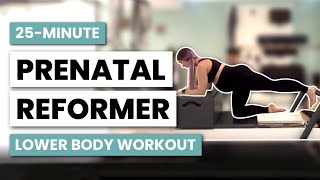 Prenatal Reformer Pilates | Lower Body | 25 Min screenshot 3